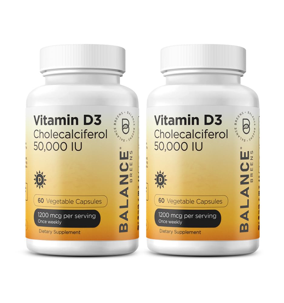 Balancebreens Vitamin D3 50,000 IU Capsules 120 Count