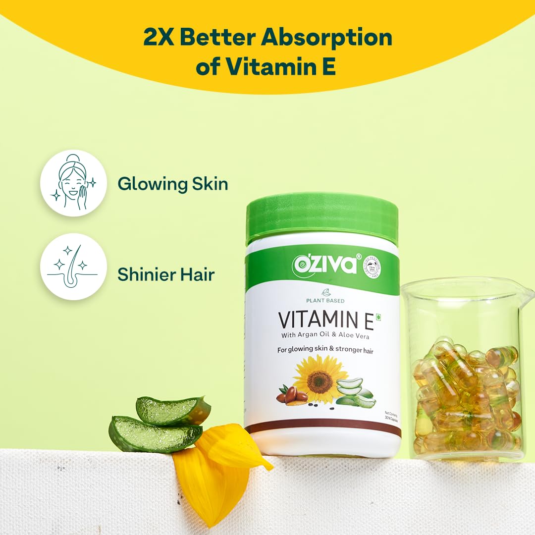 OZIVA Vitamin E Capsule 30 Capsules
