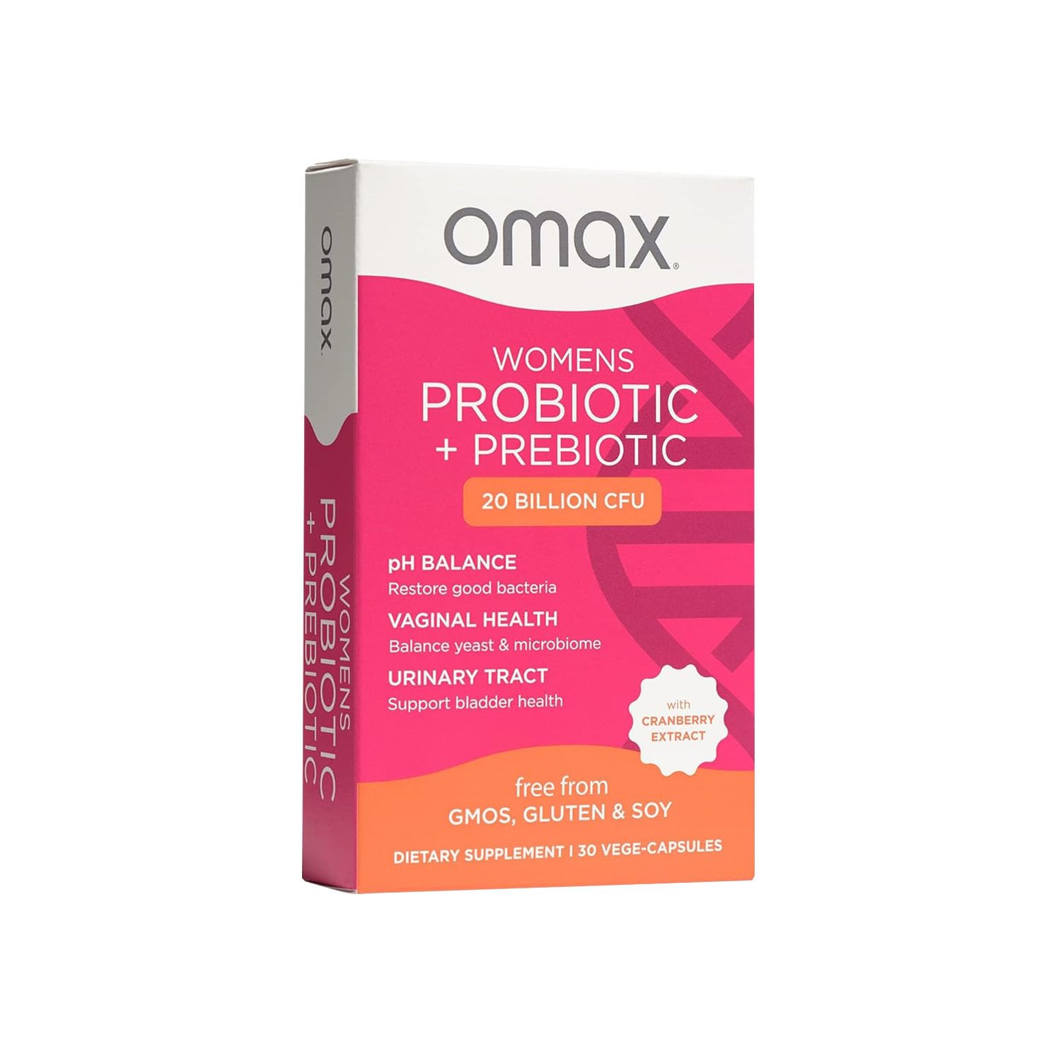 Omax3 Prebiotics and Probiotics Complex for Women Capsules, 30 Count