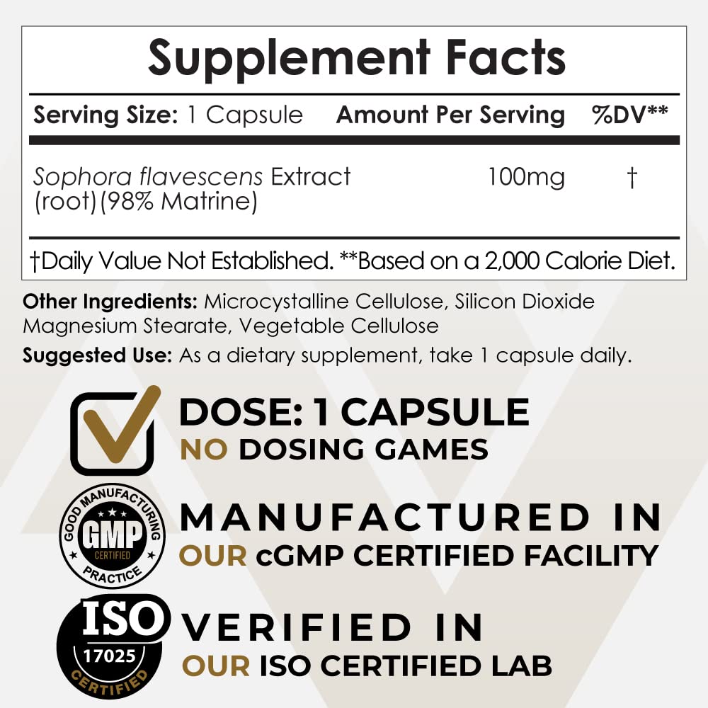 Nootropics Depot Matrine Capsules 60 Capsules