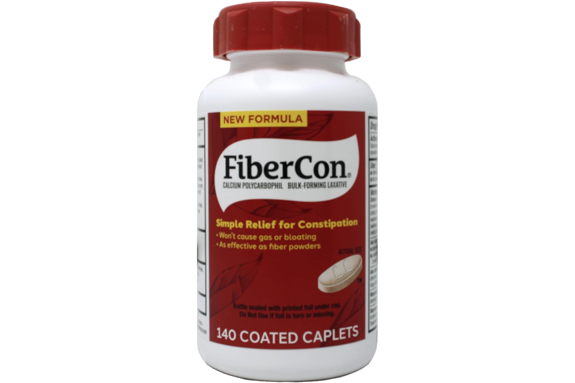 Fibercon Fiber Therapy For Regularity 140 Caplets