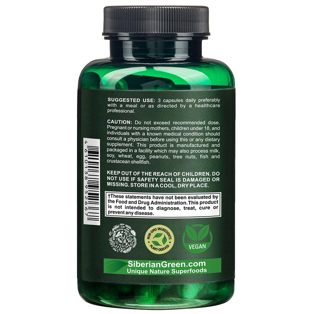 Siberian Wild Dandelion Root Herbal Supplement Capsule 90 Count