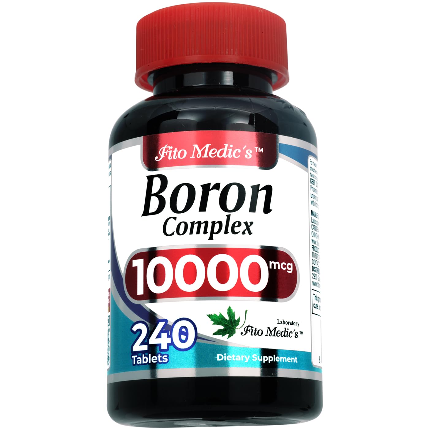 FITO MEDIC'S Boron 10 mg Tablets for Men, 480 count