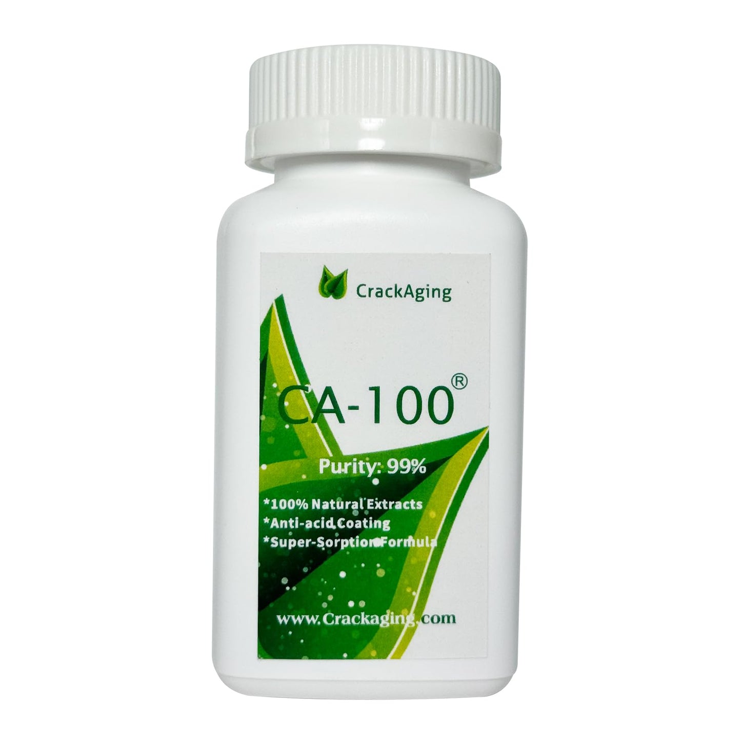 Crackaging Super-Absorption Cycloastragenol CA-100 5mg Capsules 30 Count