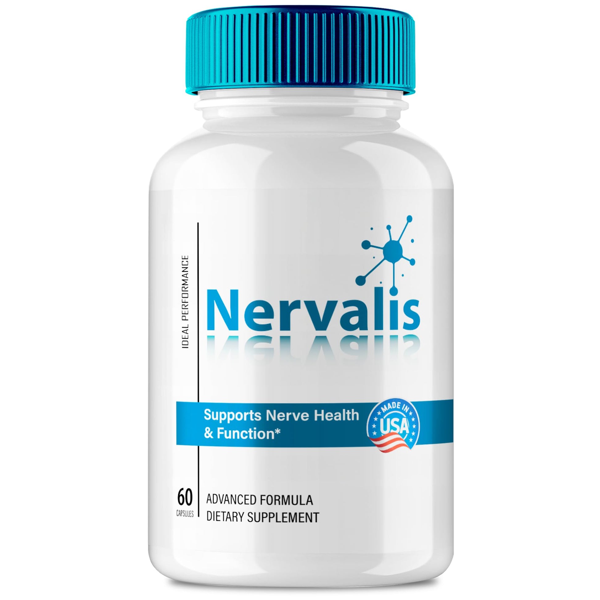 IDEAL PERFORMANCE Nervalis Nerve Supplement Capsules, 60 Count