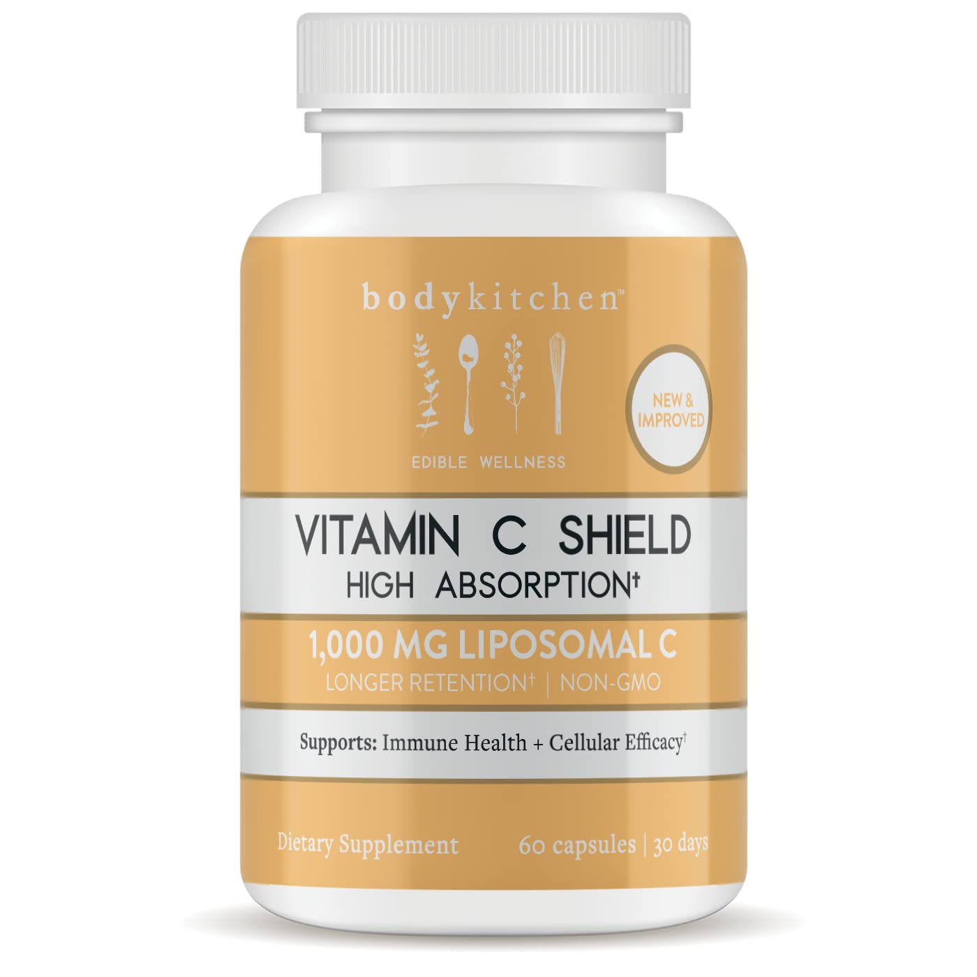 Body Kitchen Liposomal Vitamin C Shield Capsule, 60 Count