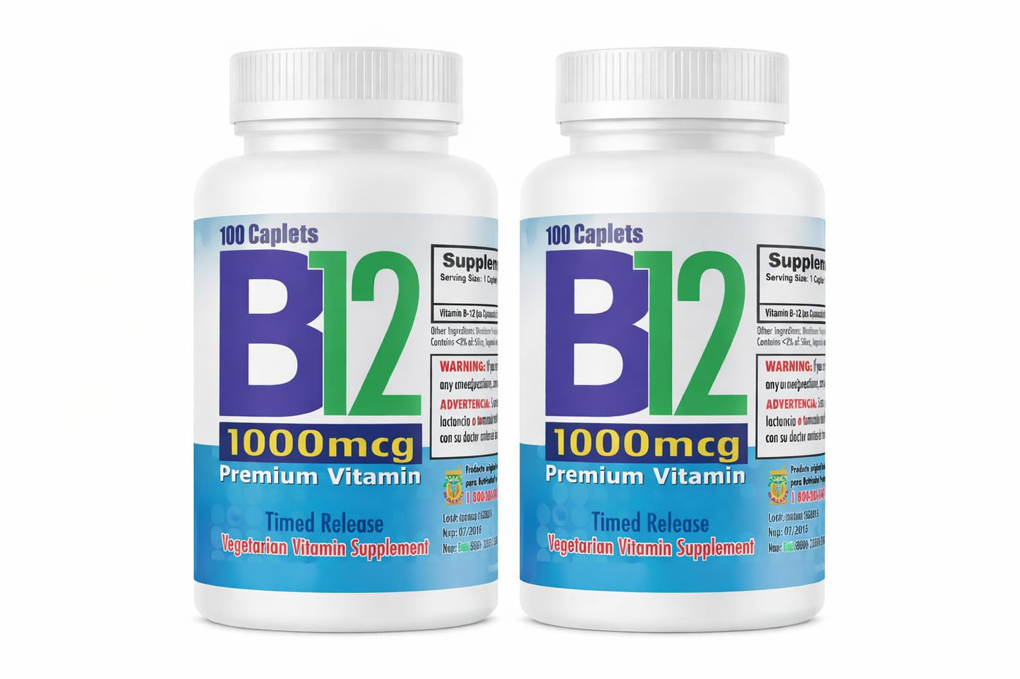 Nutrisalud Products Vitamin B12 High Potency 1000mcg Tablets, 200 Count