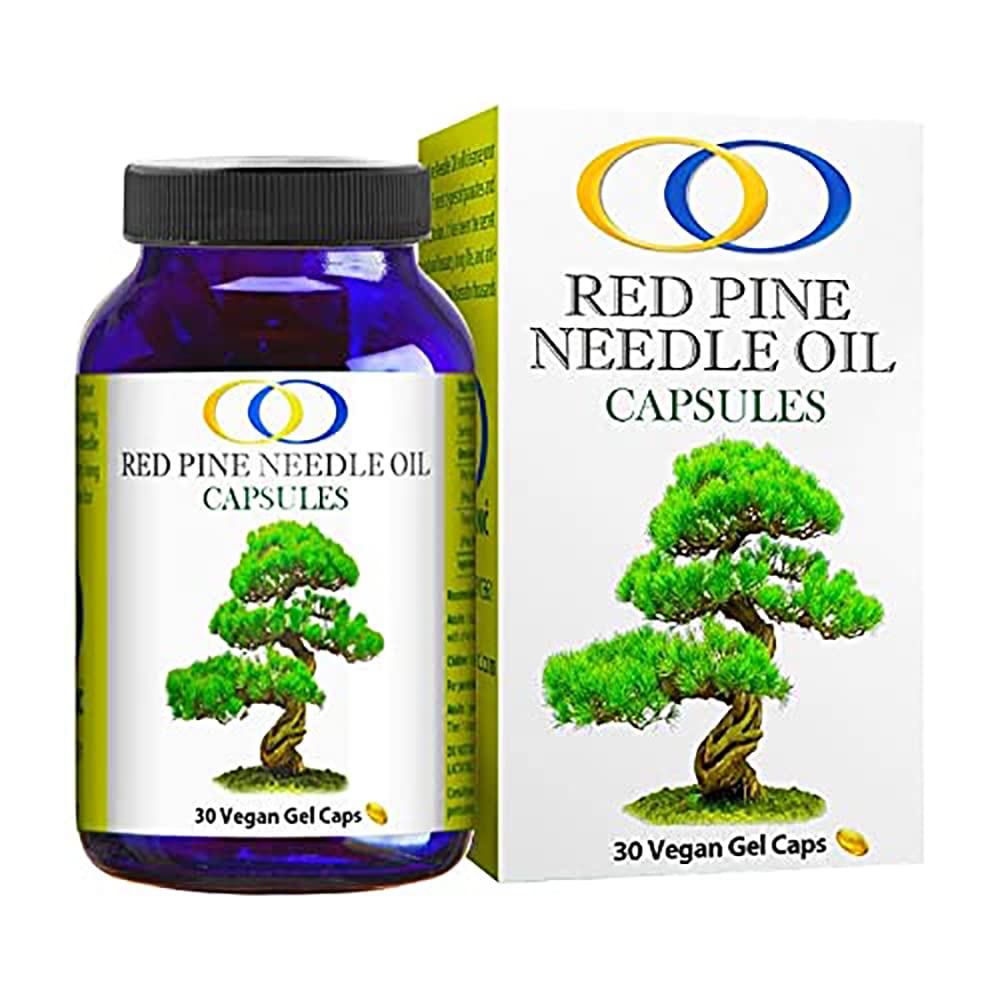 Optimally Organic Red Pine Needle Oil Capsules 30 Count