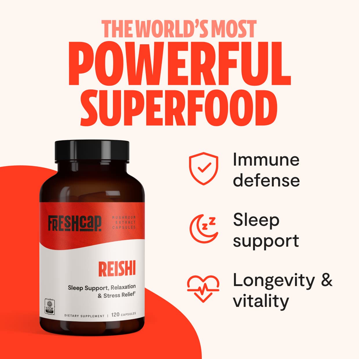 FreshCap Mushrooms Adaptogen Bundle Capsules 2