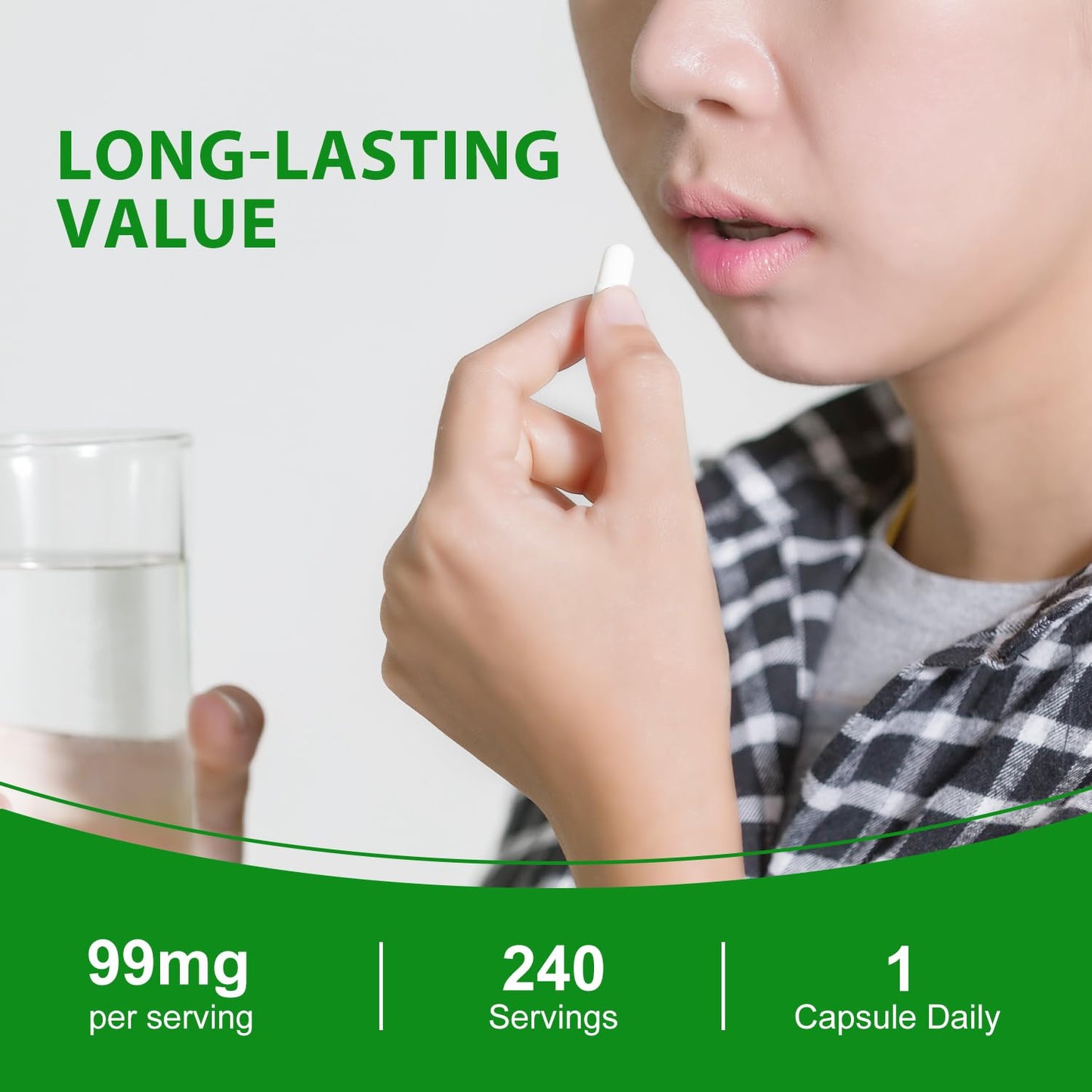 Heivy Potassium Citrate 99mg Capsules, 500 Count