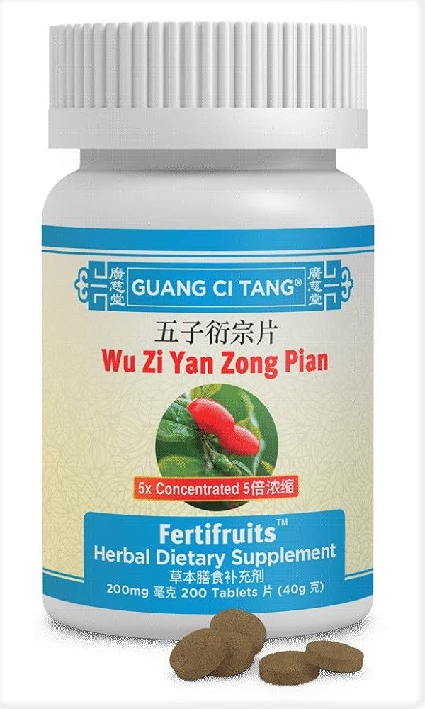 Guang Ci Tang Wu Zi Yan Zong Pian (Fertifruits) 200 mg Tablets, 200 Count
