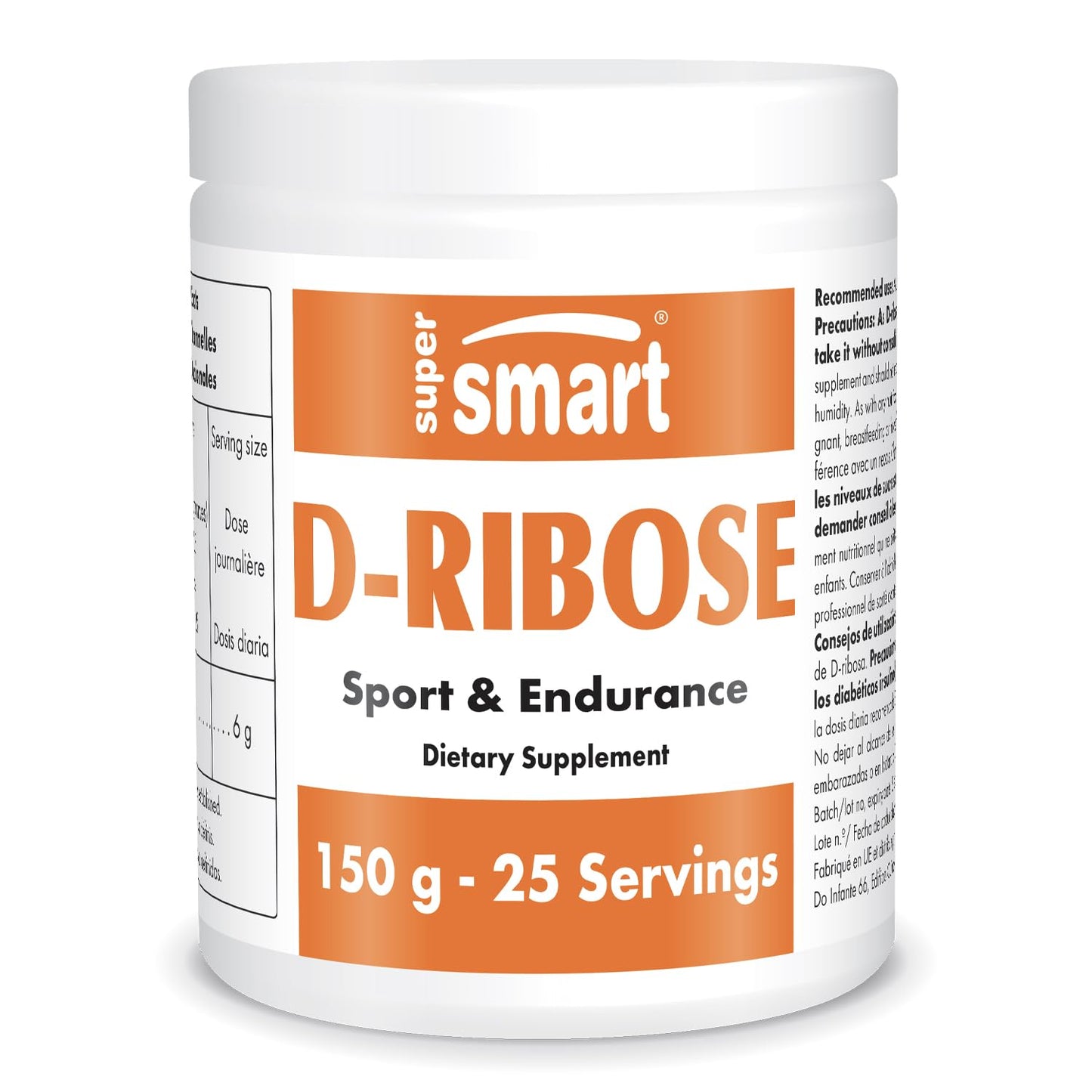 Supersmart D-Ribose Powder, 5.29 Ounce