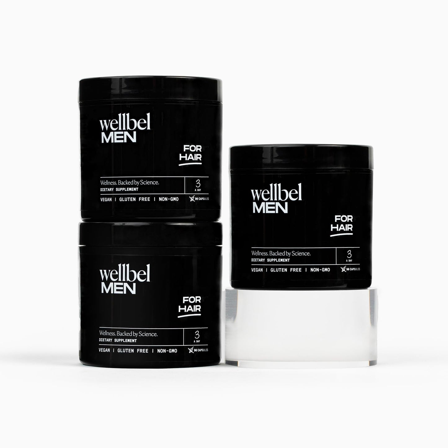 WELLBEL Men Clean Supplement for Hair, Skin, and Nails 270 Capsules