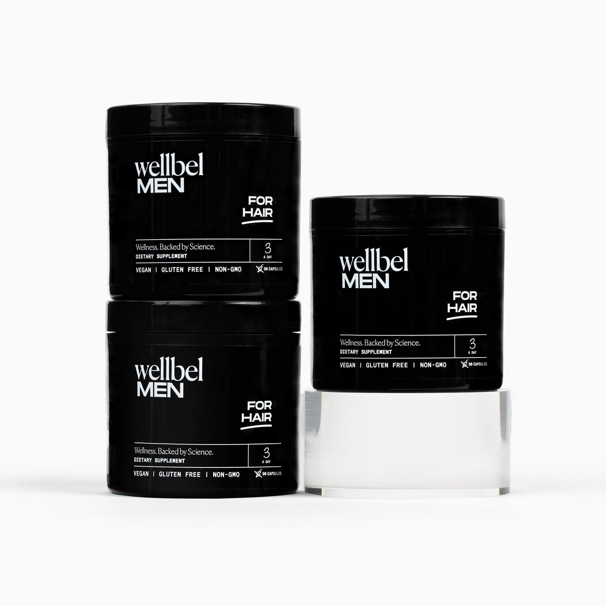 WELLBEL Men Clean Supplement for Hair, Skin, and Nails 270 Capsules