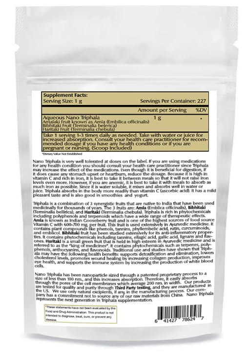 One Planet Nutrition Nano Triphala Powder 8.01 oz