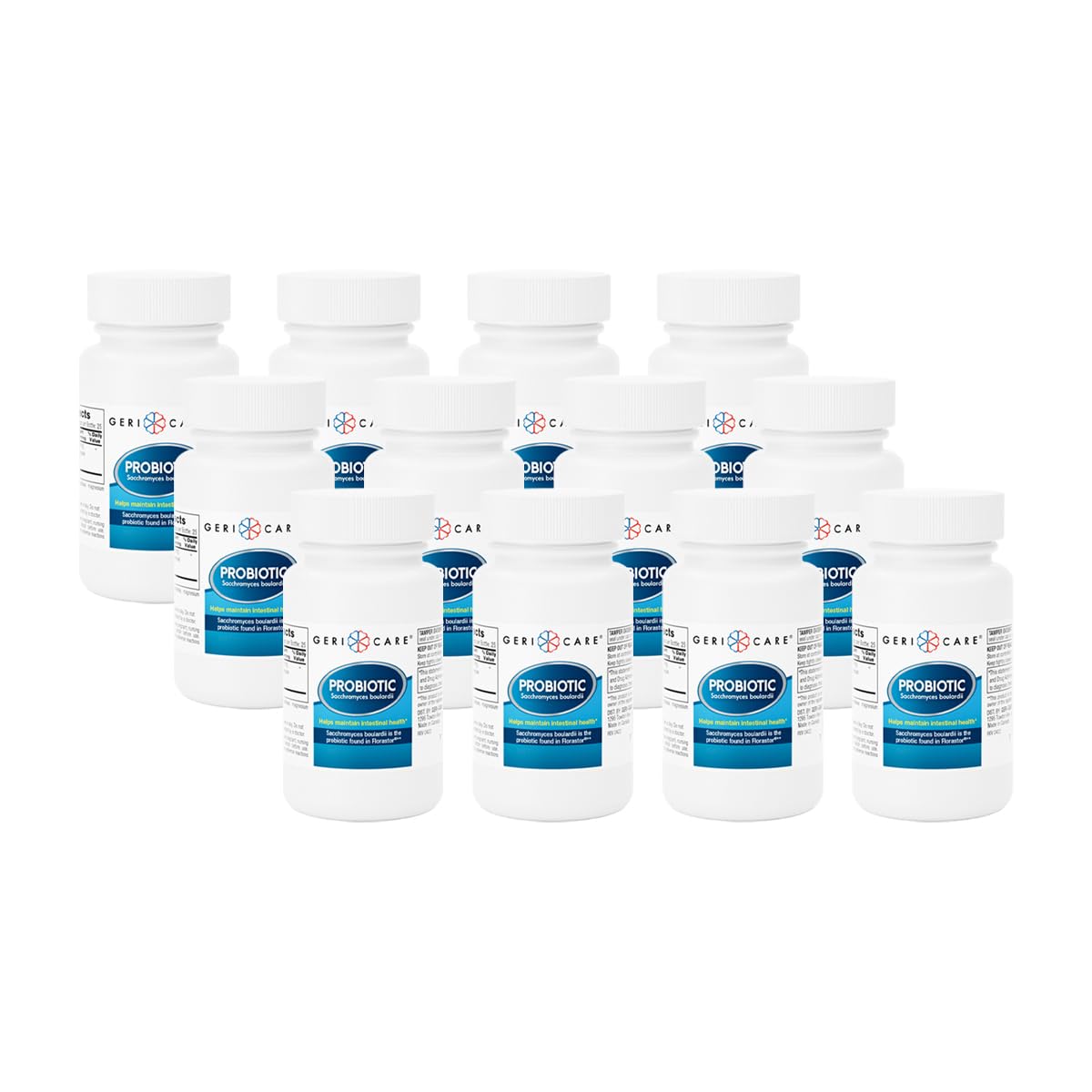 GeriCare Saccharomyces boulardii Probiotic Capsules, 600 Capsules