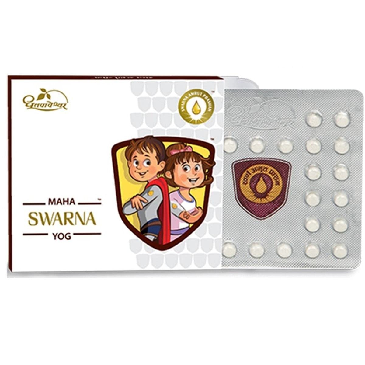 Dhootapapeshwar Maha Swarna Yog Suvarnaprashan 30 Tablets