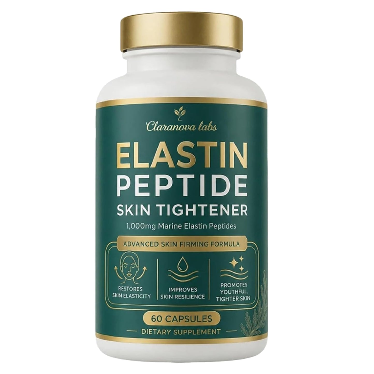 Claranova Elastin Peptides Skin Tightening Formula Capsules 60