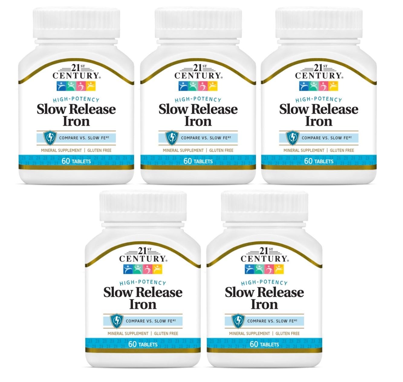 21st Century Slow Release Iron Tablets 300 Tablets