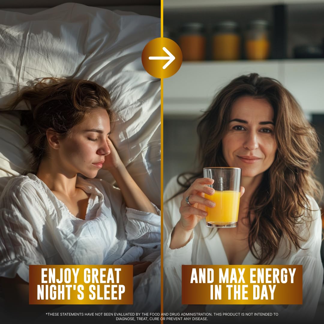 NOBLE NUTRITION Ashwagandha Gummies 1500mg, Sleep Mood & Energy, 60 Gummies