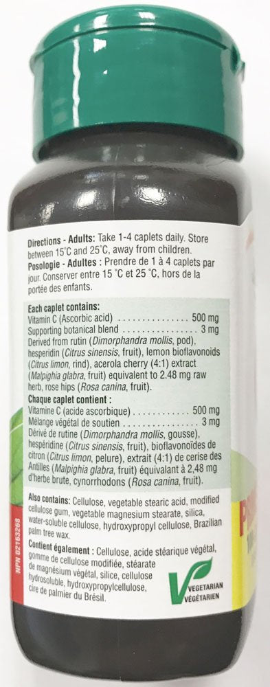 Jamieson Vitamin C 500mg Caplets, 120 Count