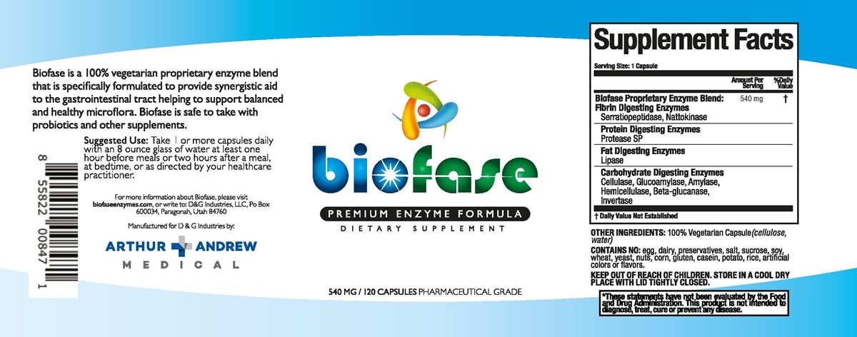 Biofase Enzyme & Profase-Probiotic Capsule, 1 Capsule