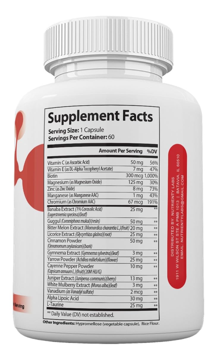 Zonata Glycogen Blood Balance Premium Formula Capsules, 60