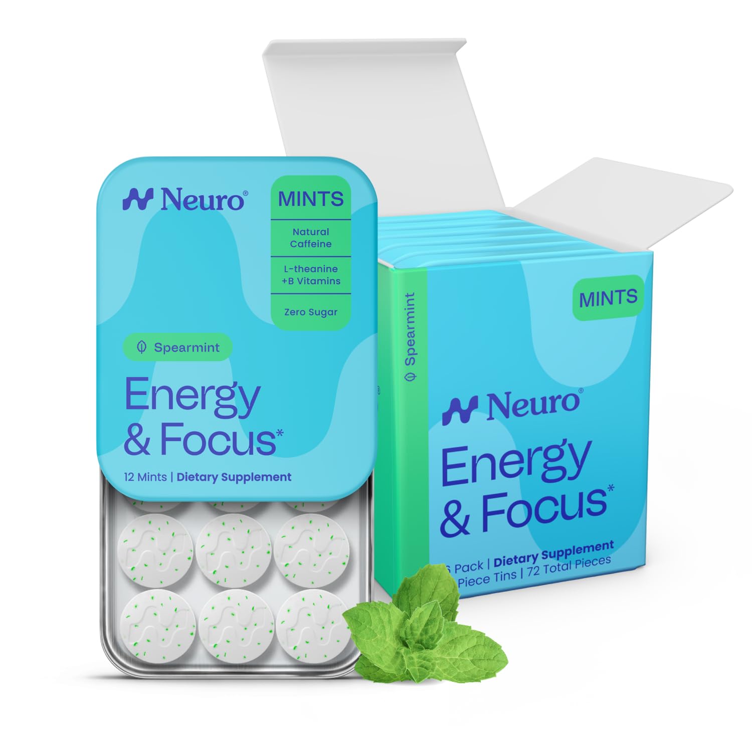 Neuro Energy & Focus Mints Chewable 12 ct