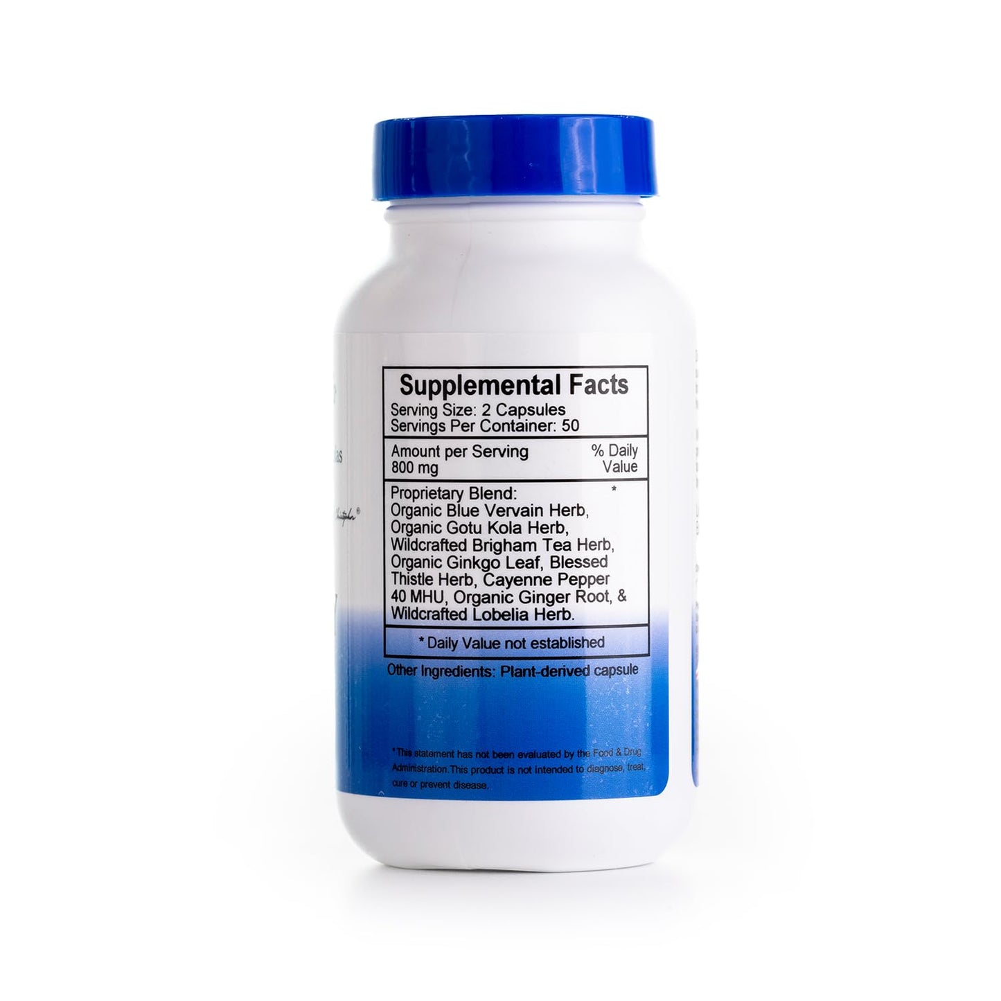 Christopher's Original Formulas Memory Plus Herbal Blend - Brain Supplements for Memory & Focus - Supports Cognitive Function, Energy, & Alertness Capsule 100