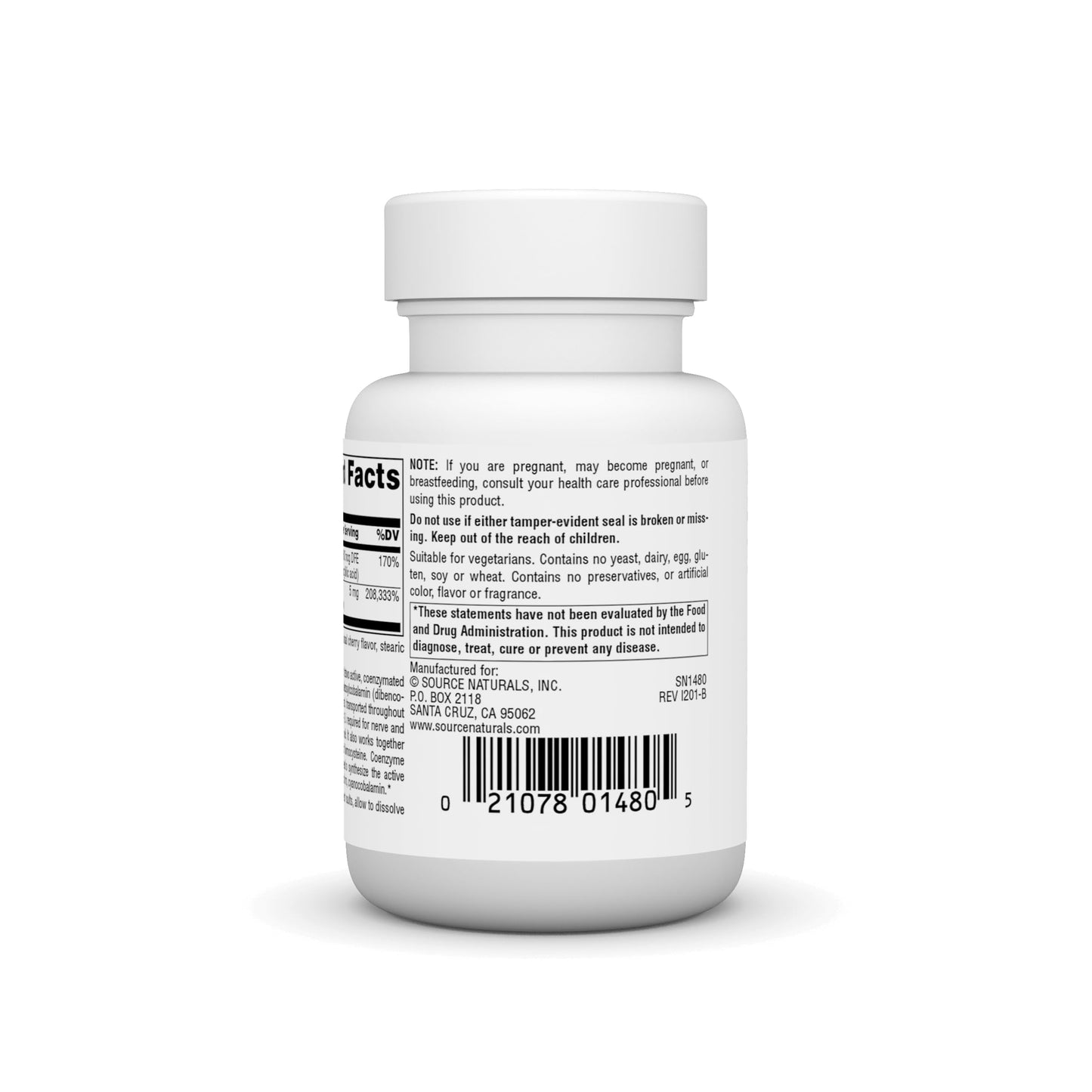 Source Naturals Advanced B-12 Complex 5 MG Lozenges, 30 Count