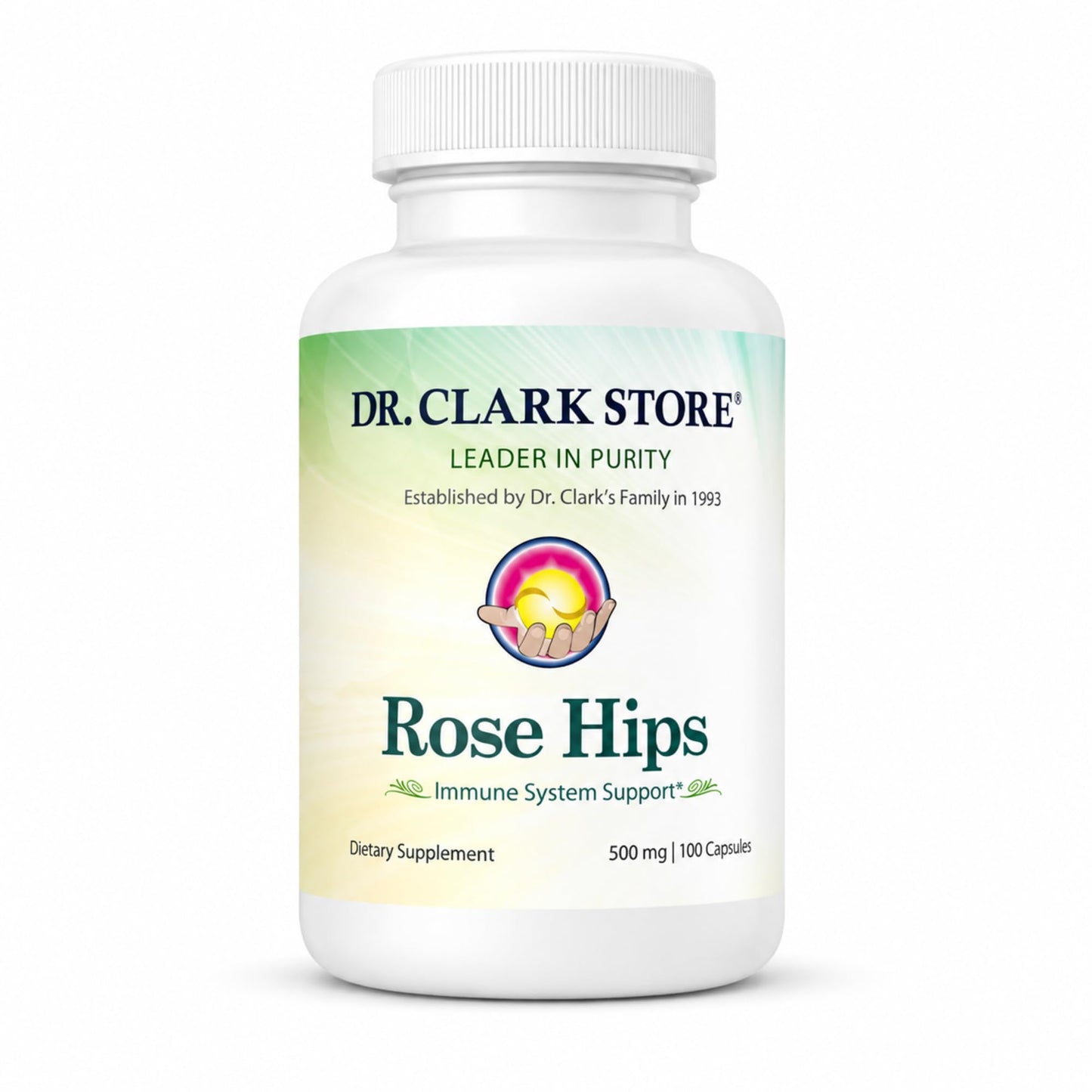 Dr Clark Store Rose Hips Supplement Capsules 100