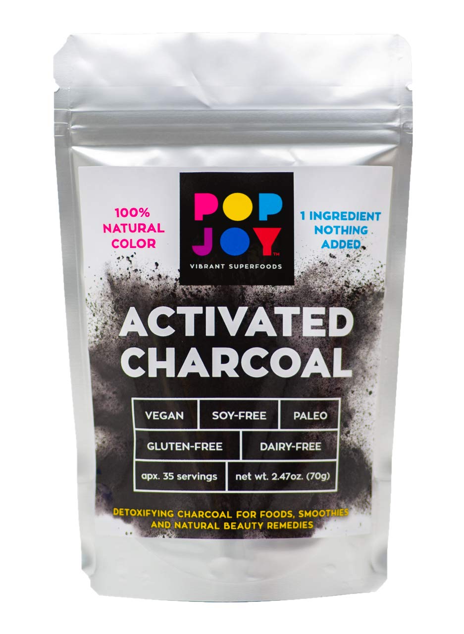 POP JOY Activated Coconut Charcoal Powder, 1 Count