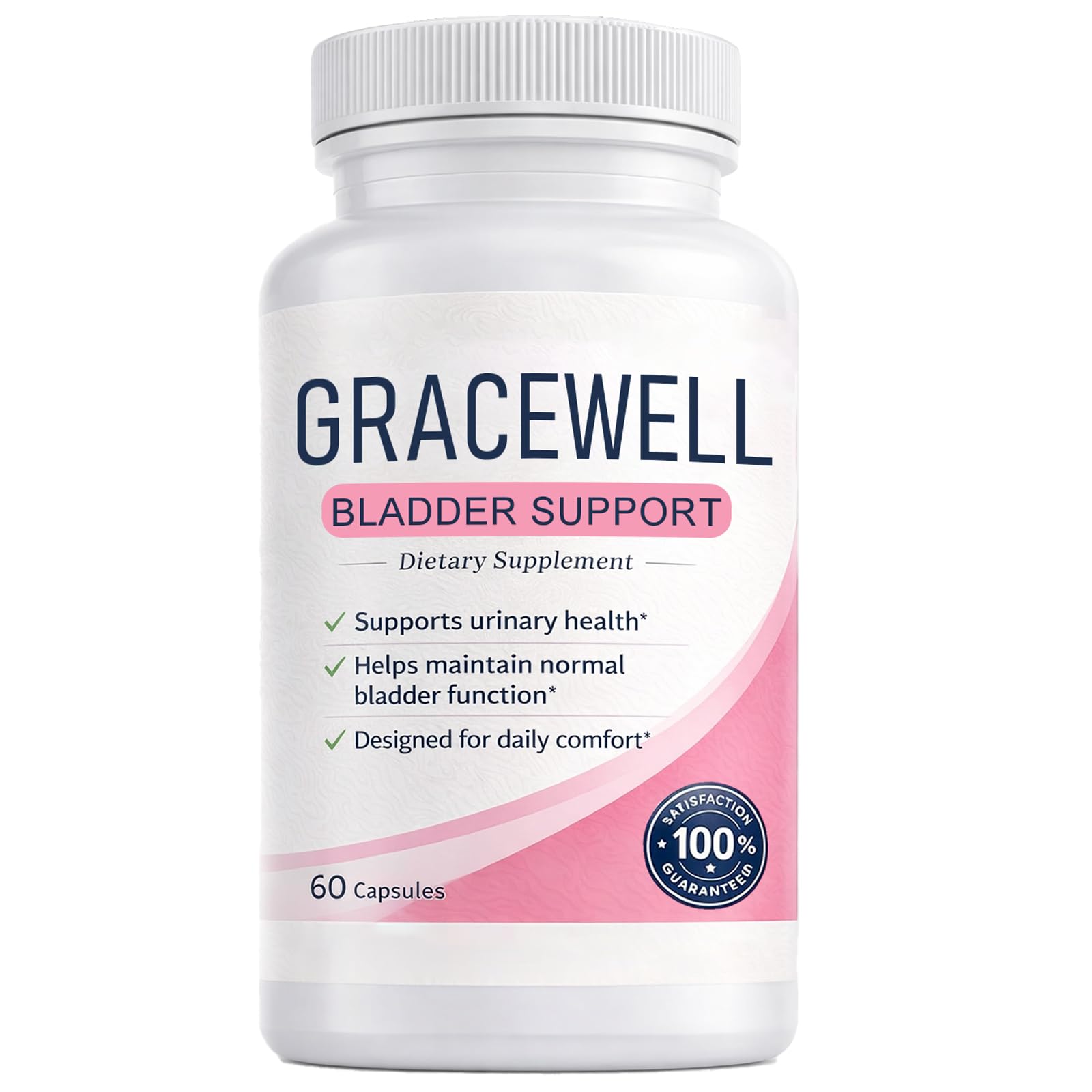 Qiuumey GraceWell Bladder Support, Herbal Blend with Astragalus Root, Goji Berry, Angelica Root & Schisandra, 60 Capsules