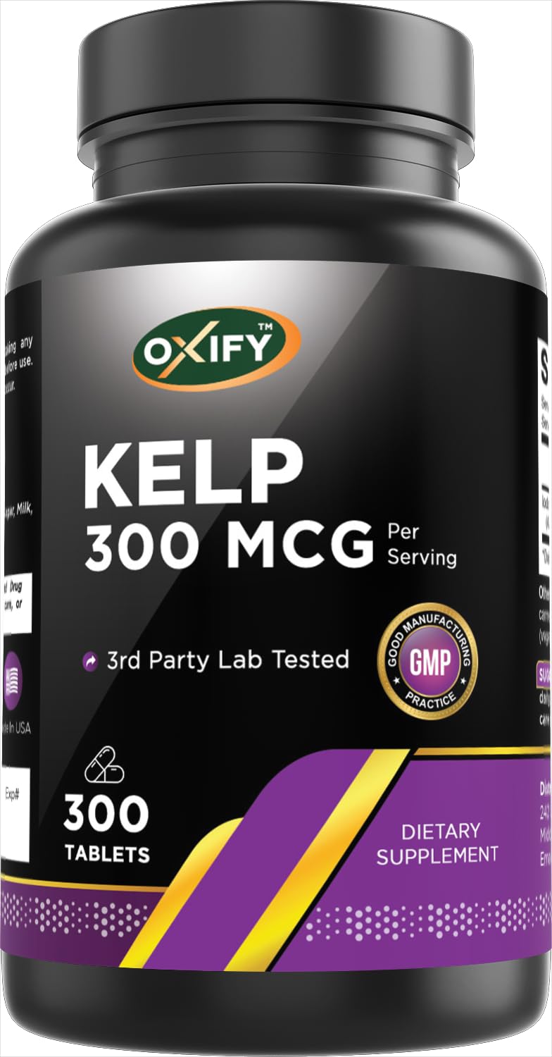 Oxify Kelp 300 mcg Per Serving Tablet 300