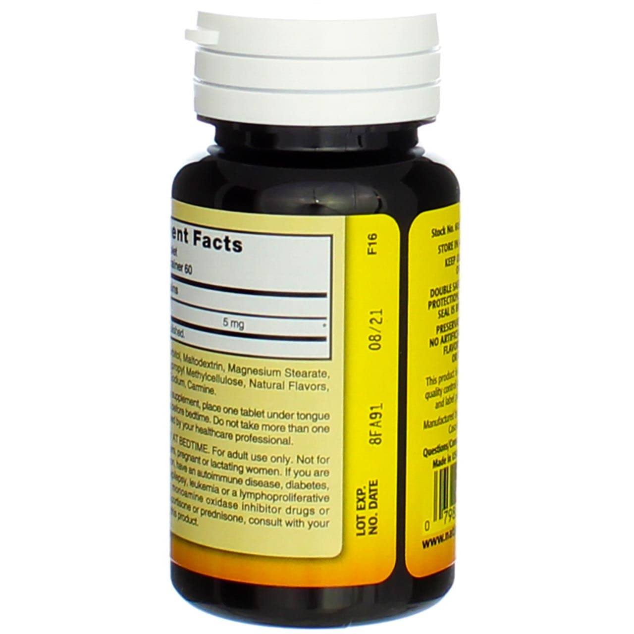 Nature's Blend Melatonin 5 mg Tablets, 240 Tablets