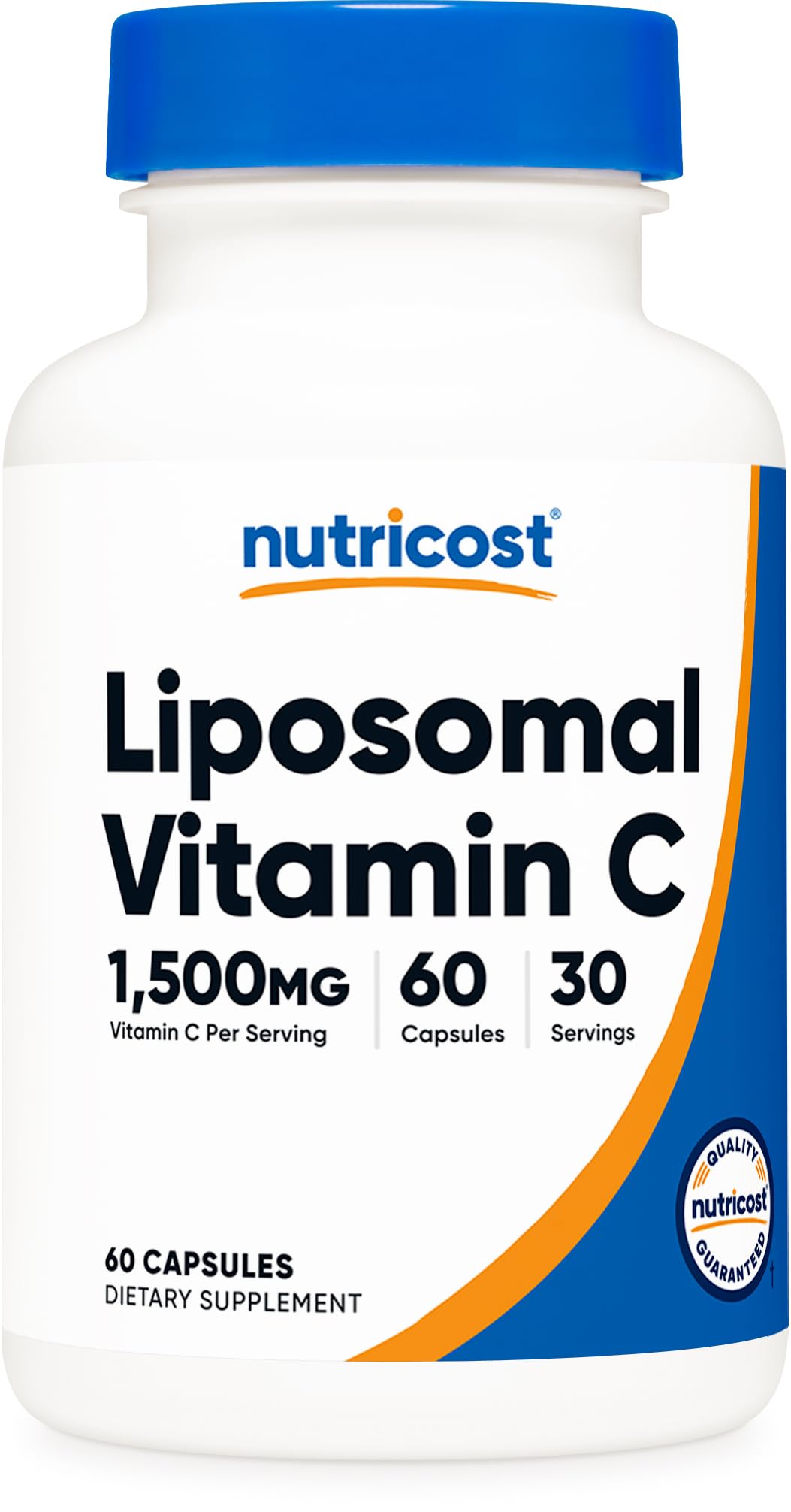 Nutricost Liposomal Vitamin C (1500mg) Capsules, 60 Count