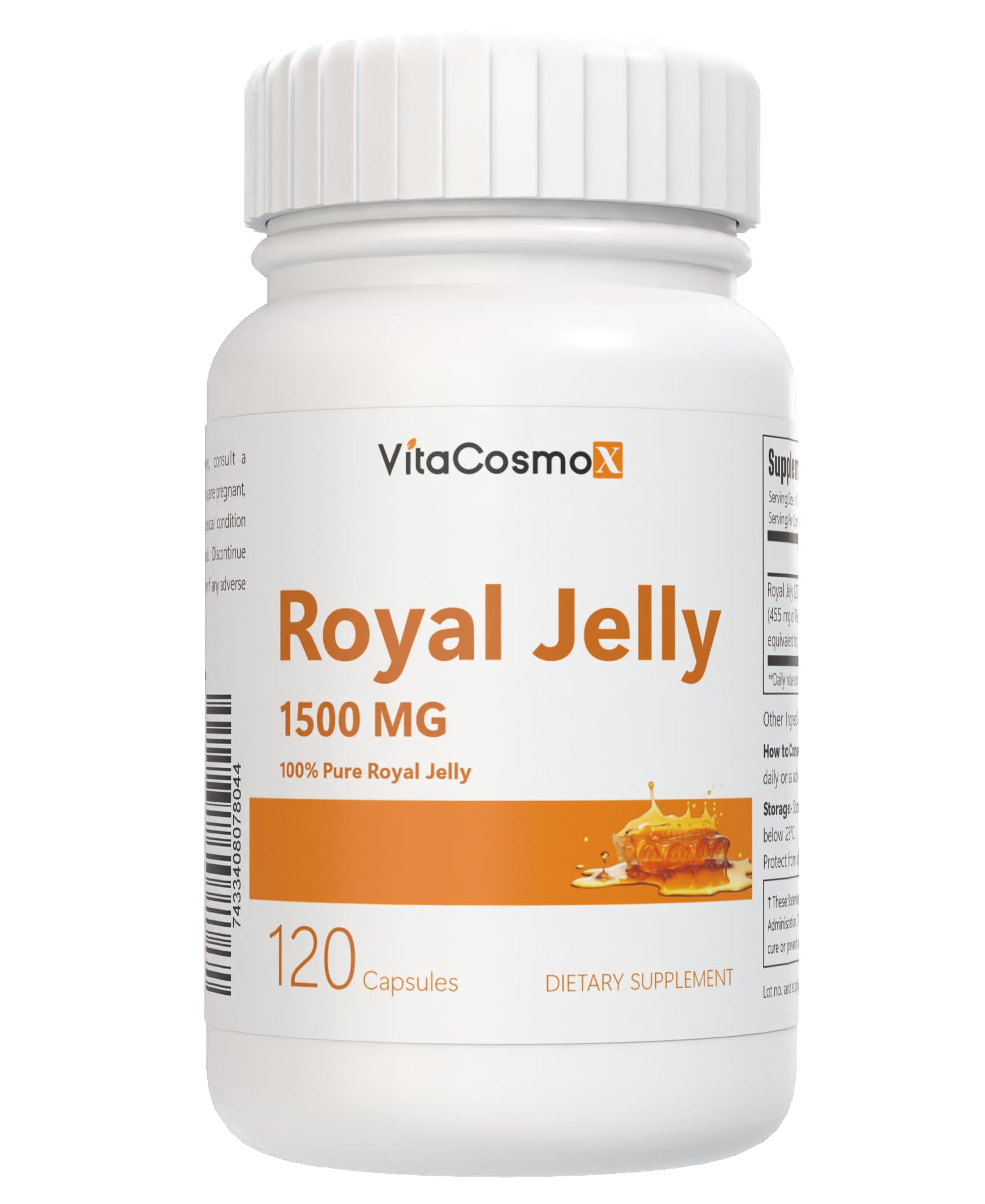 VitaCosmoX Royal Jelly Capsule 1 Count