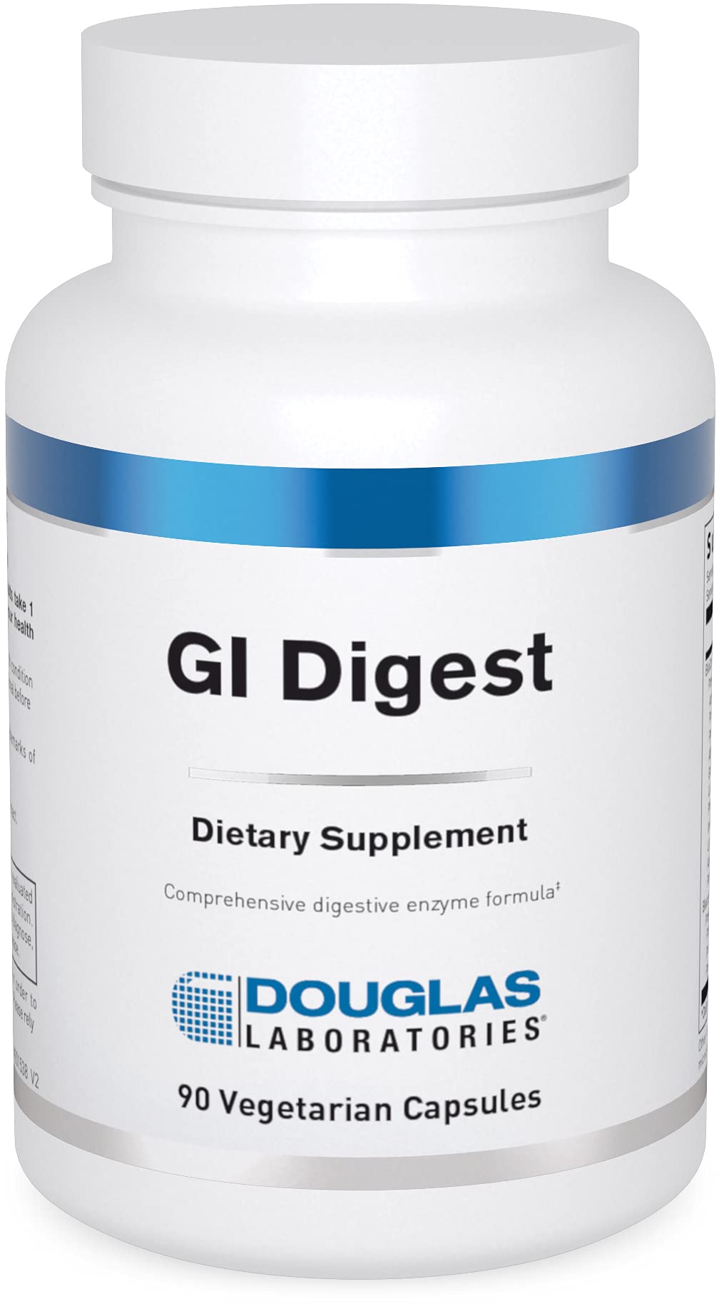 Douglas Laboratories G.I. Digest Complete Enzyme Formula Including Gluten and Dairy Enzymes 90 Capsules