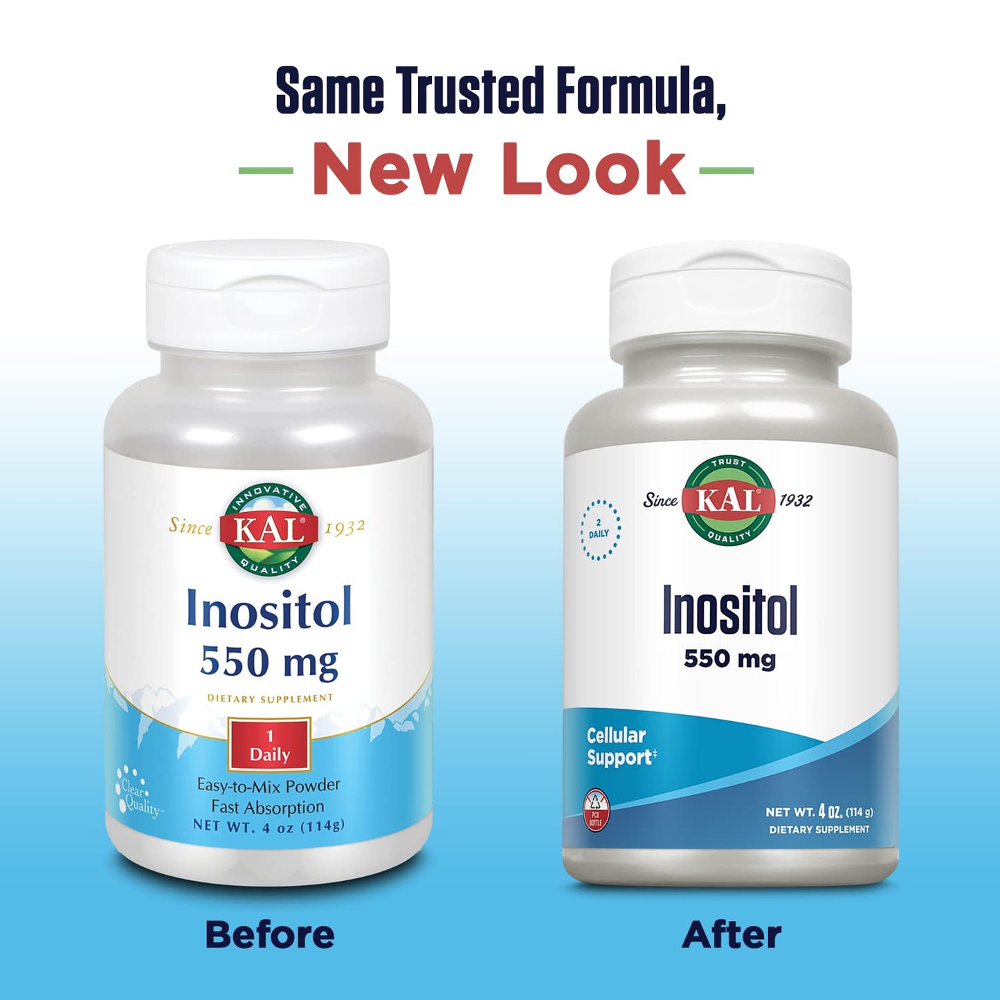 KAL Inositol Powder 550mg, 4 oz