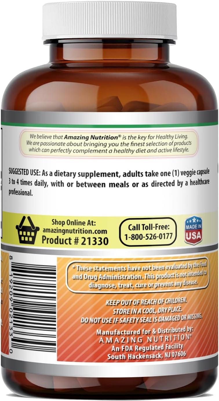 Amazing Nutrition Bromelain Supplement Capsules 240 Count
