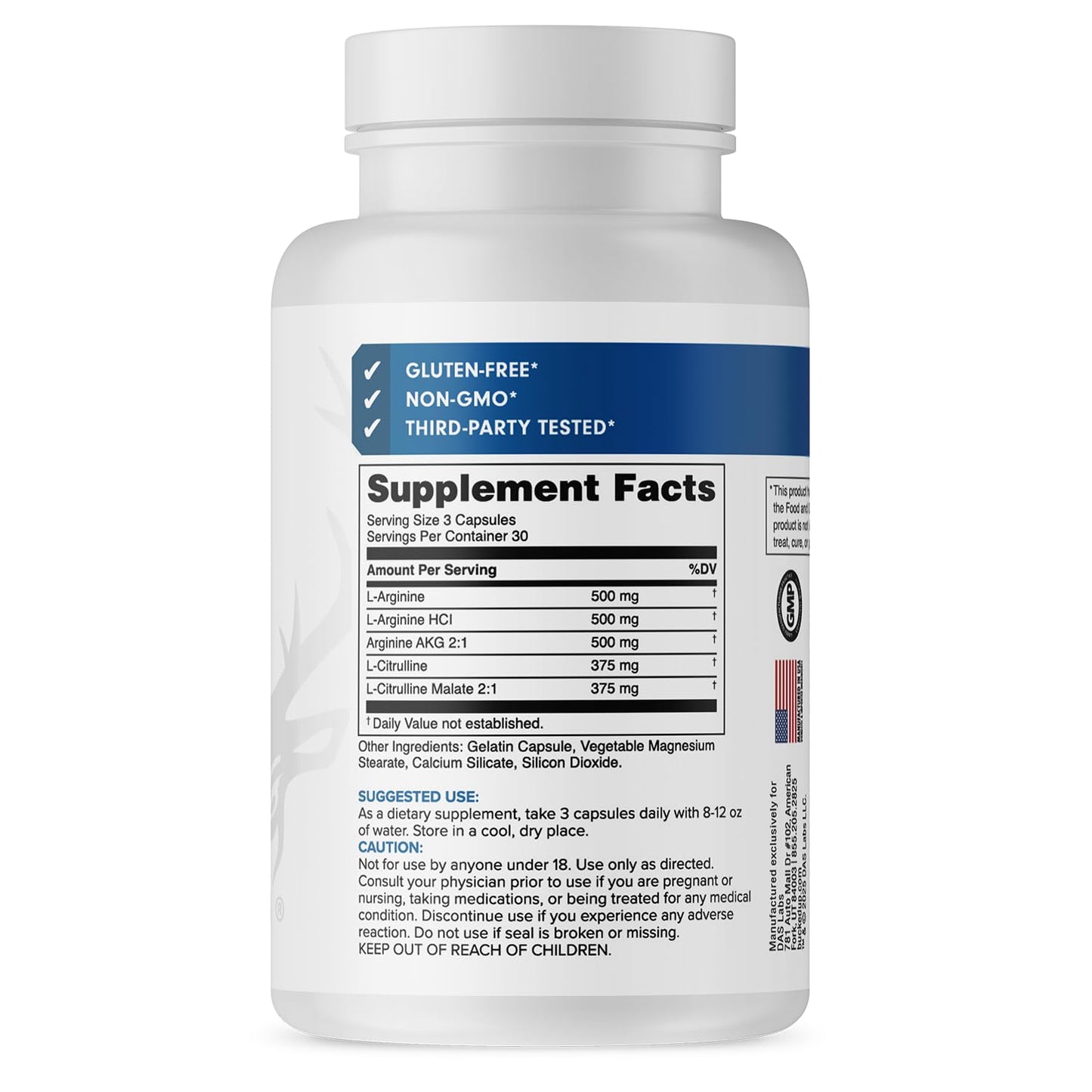 Bucked Up Nitric Oxide Booster Capsule 90 Capsules