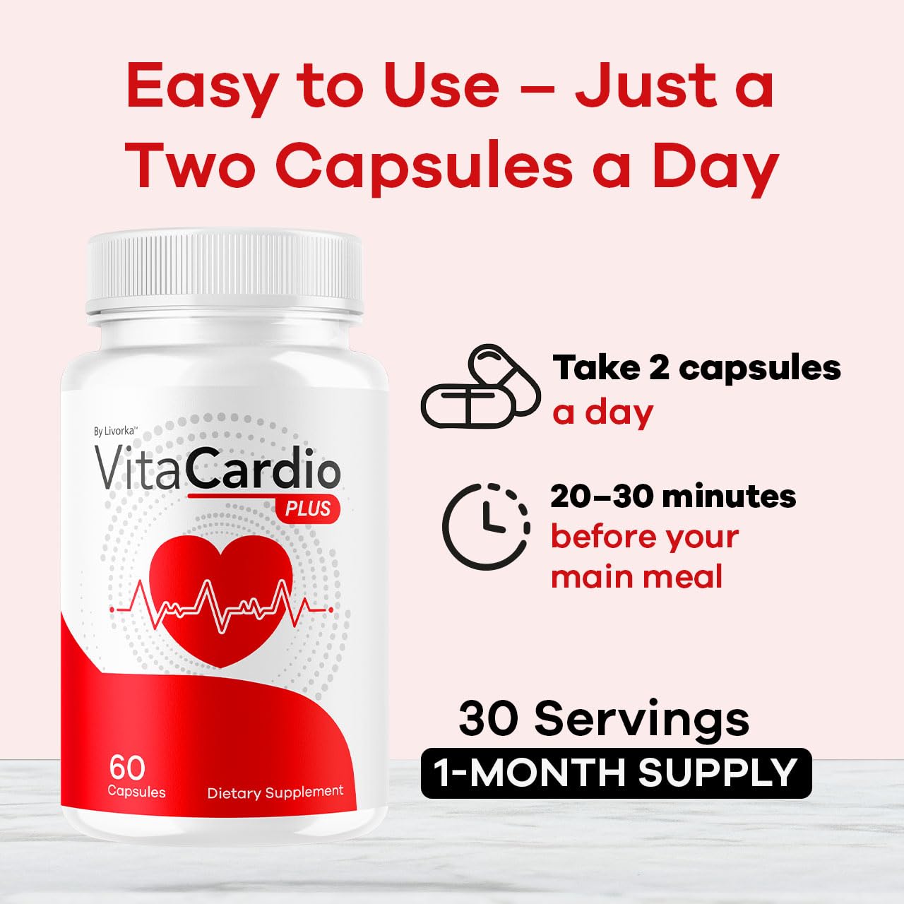 Pharmagetics VitaCardio Plus Capsules 120 Capsules