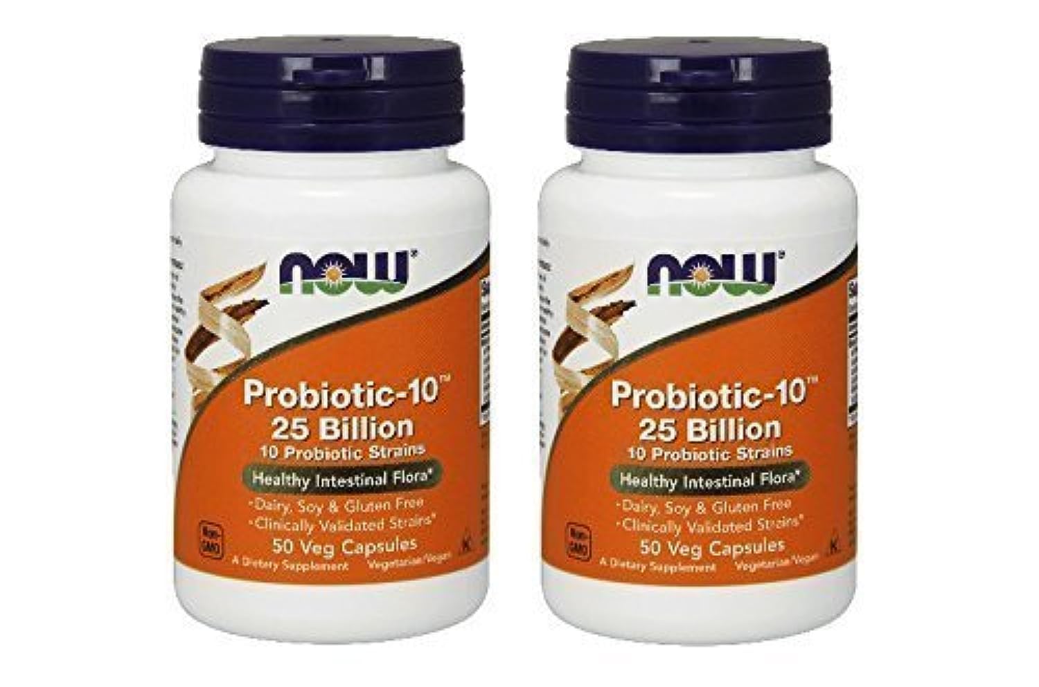 NOW Foods Probiotic-10 25 Billion 100 Capsules