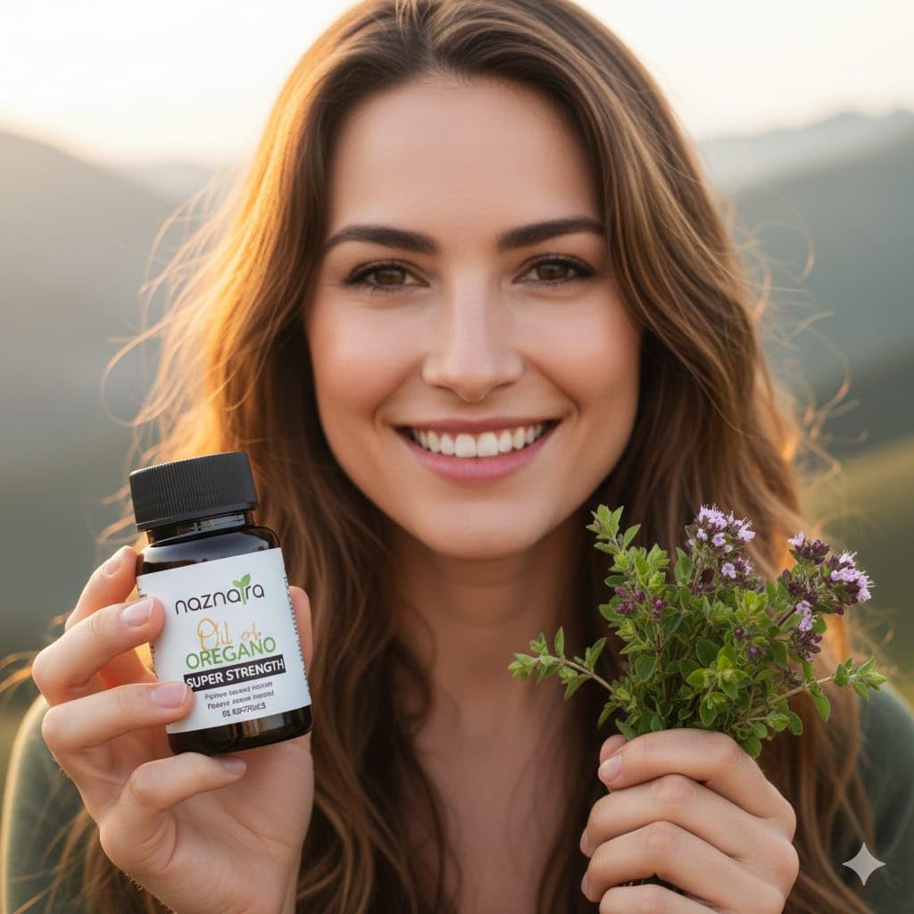 naznara Oil of Oregano Softgels 90 Count