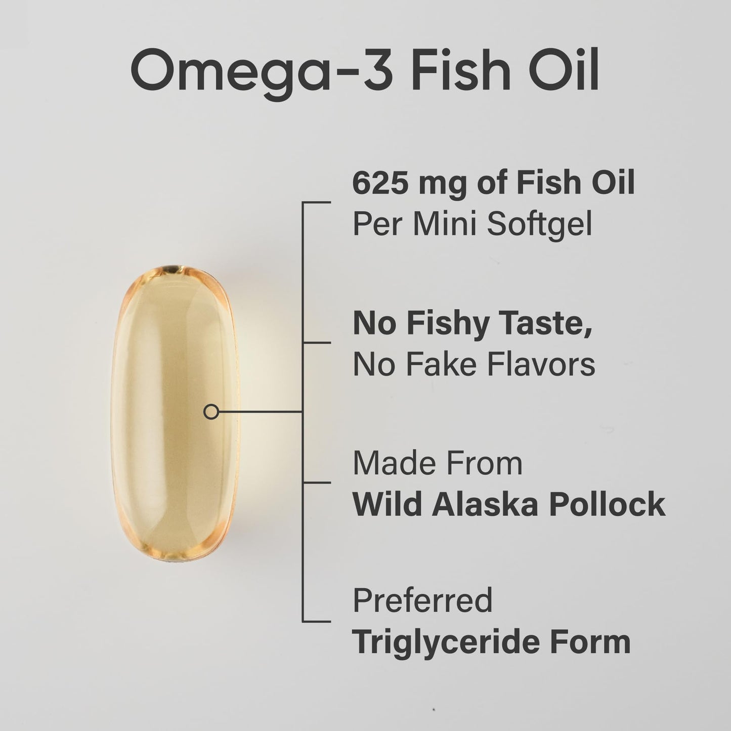 Sports Research Omega-3 Fish Oil Mini-Softgels 120 Count