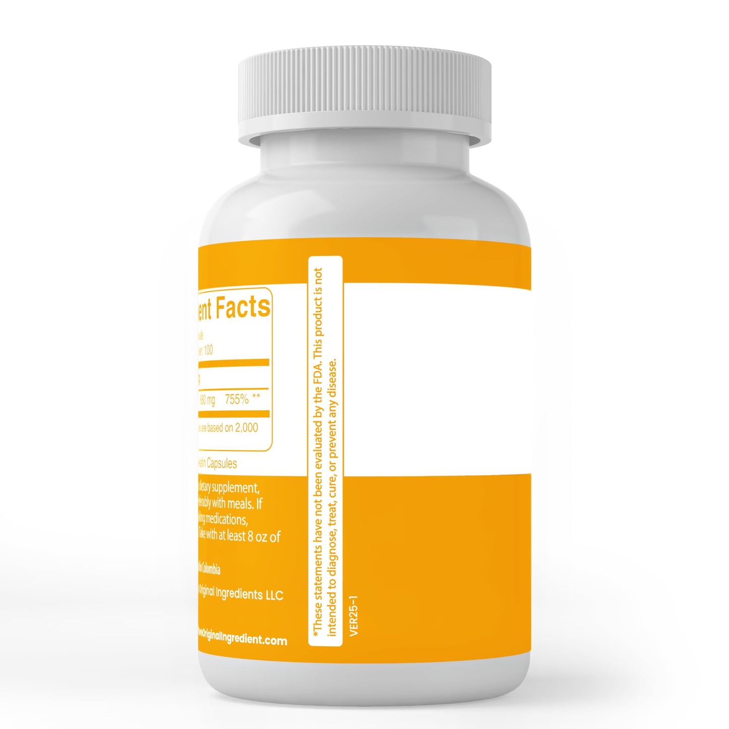 PURE ORIGINAL INGREDIENTS Vitamin C Capsule 200 Count