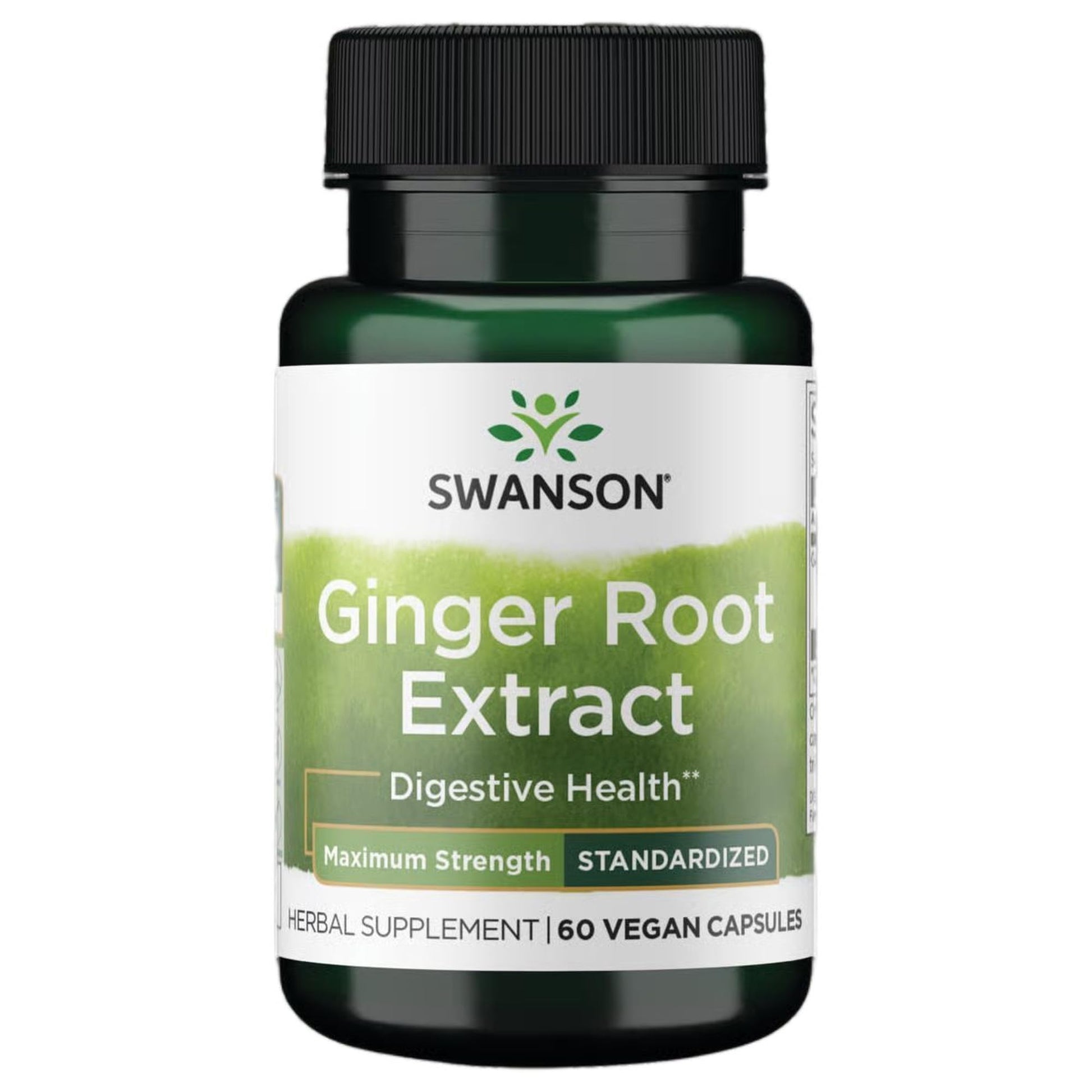 Swanson Maximum Strength Ginger Root Extract 200 mg Capsule, 60 Count