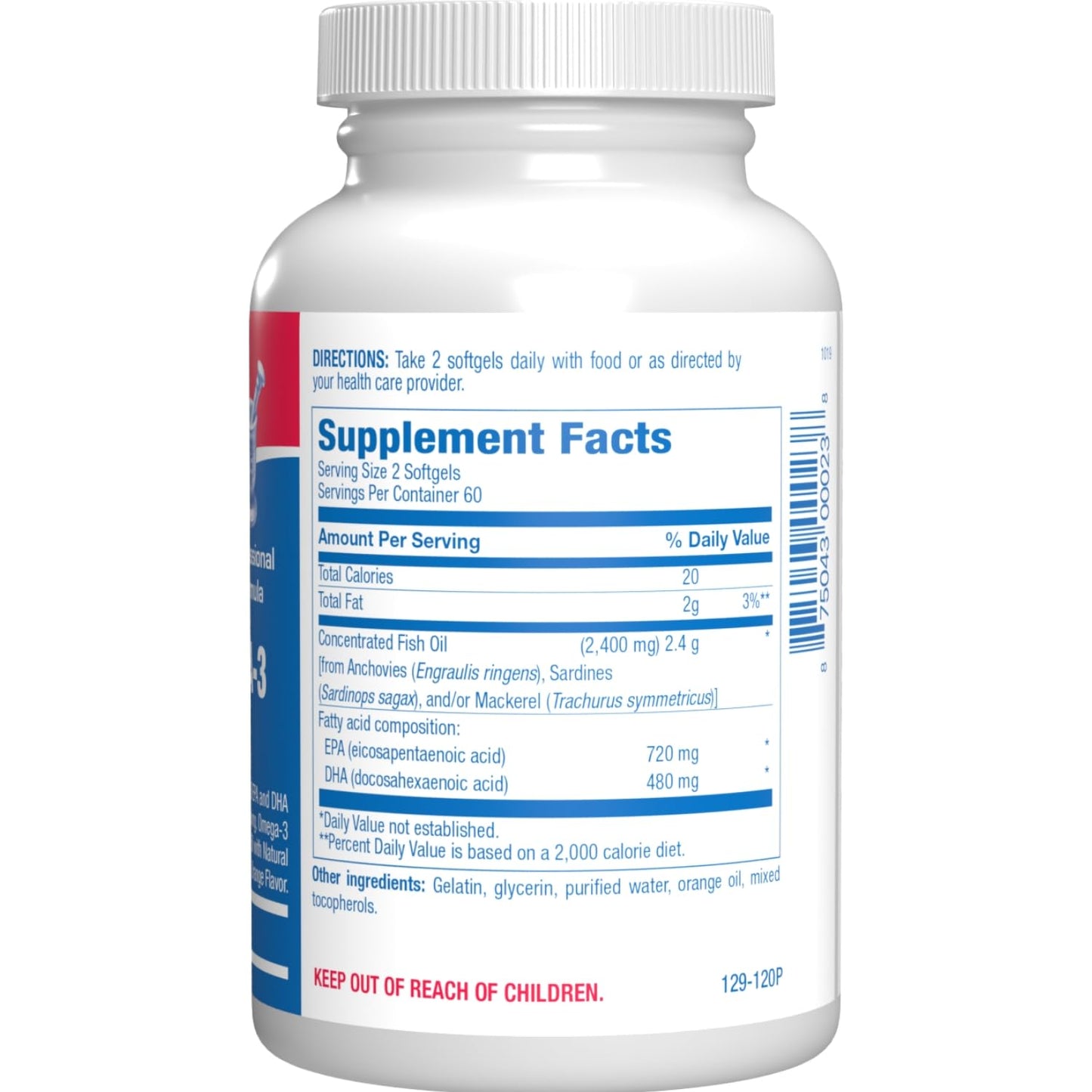 Anabolic Laboratories Omega 3 Fish Oil 1200 mg Softgels 60