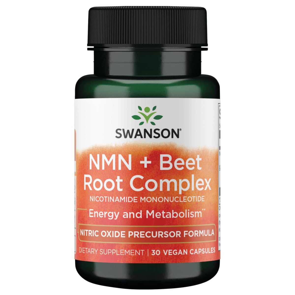 Swanson NMN + Beet Root Complex Capsules, 30 Count