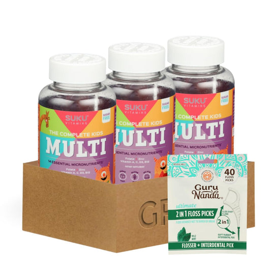 GROVE Suku Vitamins Kids Multivitamin Chewable 4 Pack